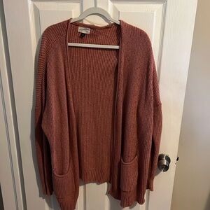 NWT Universal Thread mauve cardigan size XXL